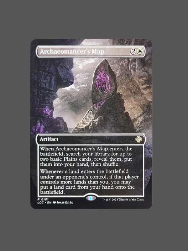 Archaeomancer's Map Holo MTG Proxy | Lost Caverns of Ixalan