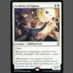 Archivist of Oghma Holo MTG Proxy | Commander Legends: Battle for Baldur's Gate