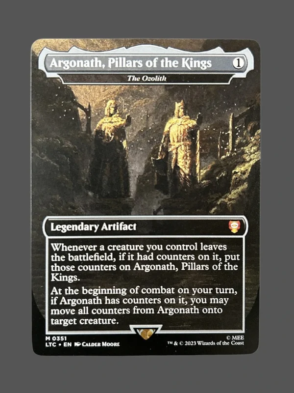 Argonath, Pillars of the Kings Holo MTG Proxy | Lost Caverns of Ixalan