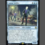Auton Soldier Holo MTG Proxy | Wilds of Eldraine