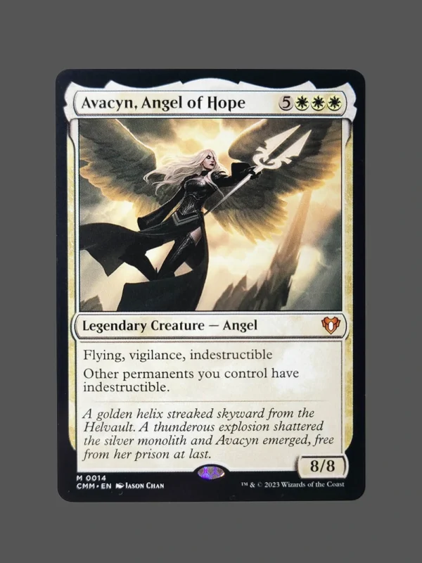 Avacyn, Angel of Hope Holo MTG Proxy | Commander Legends