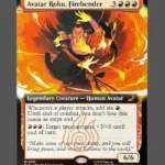 Avatar Roku, Firebender Holo MTG Proxy | The Lost Empire
