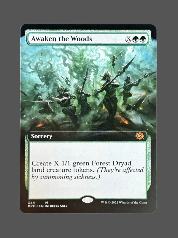 Awaken the Woods Holo MTG Proxy | Brothers' War