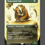 Badgermole Cub Holo MTG Proxy | The Lost Ancient
