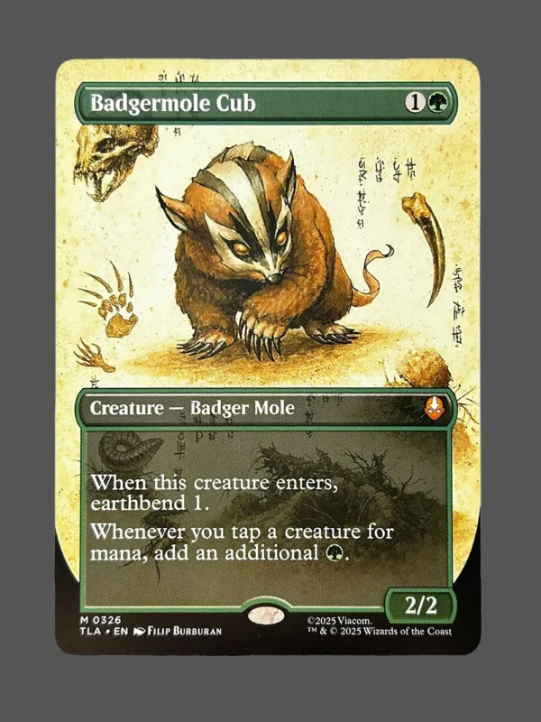 Badgermole Cub Holo MTG Proxy | The Lost Ancient
