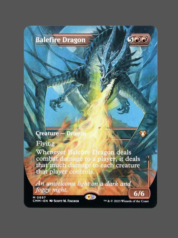Balefire Dragon Holo MTG Proxy | Commander Masters