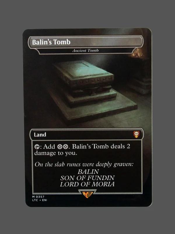 Balin's Tomb Holo MTG Proxy | Lord of the Rings