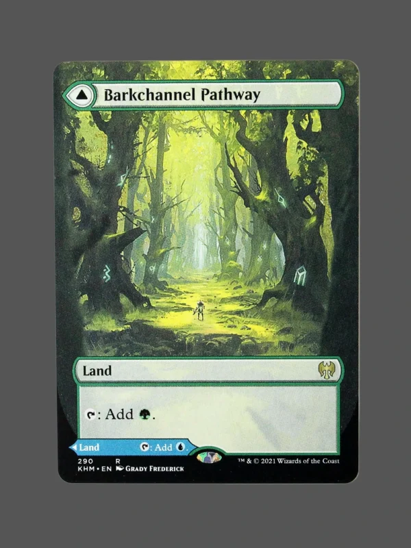 Barkchannel Pathway Holo MTG Proxy | Kaldheim
