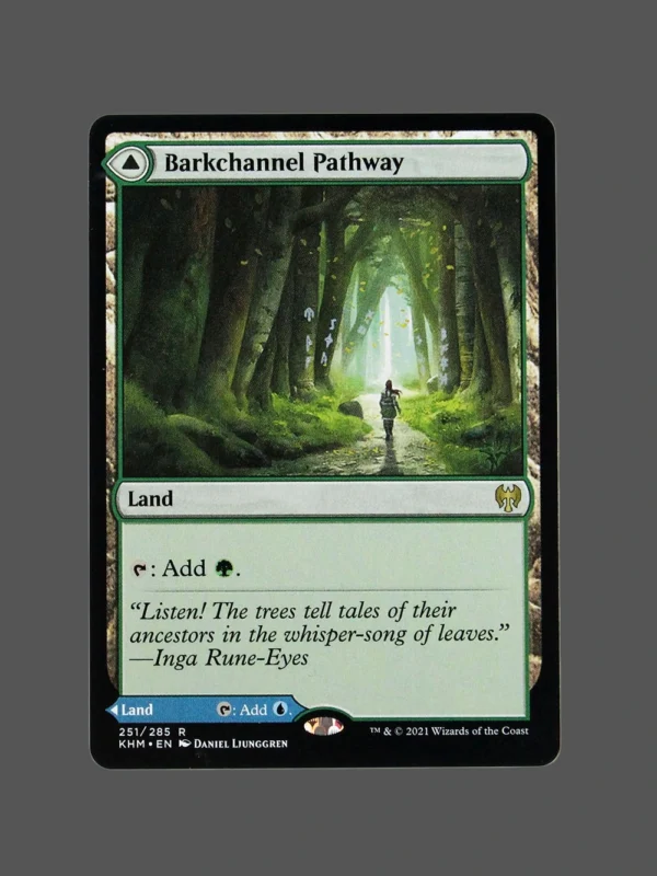 Barkchannel Pathway Holo MTG Proxy | Kaldheim