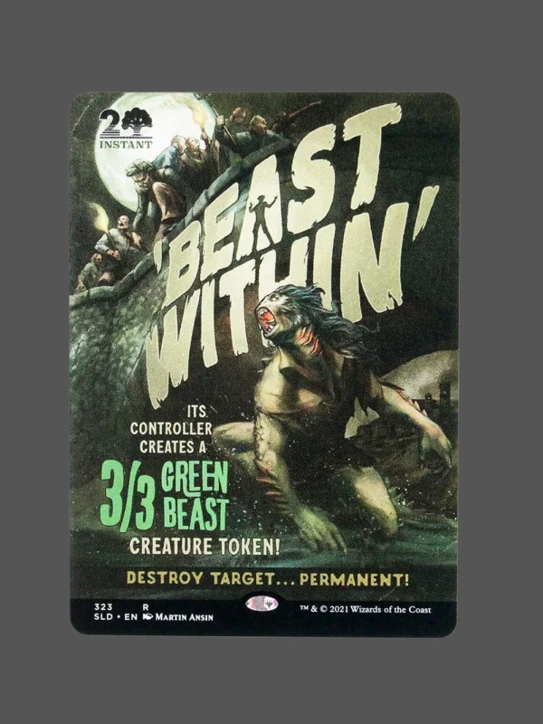 Beast Within Holo MTG Proxy | Streets of New Capenna