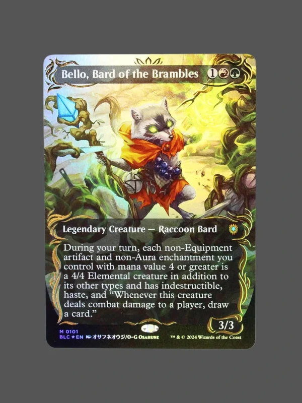 Bello, Bard of the Brambles Foil MTG Proxy | Blooming Glory