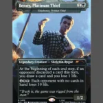 Benny, Platinum Thief Holo MTG Proxy | Streets of New Capenna