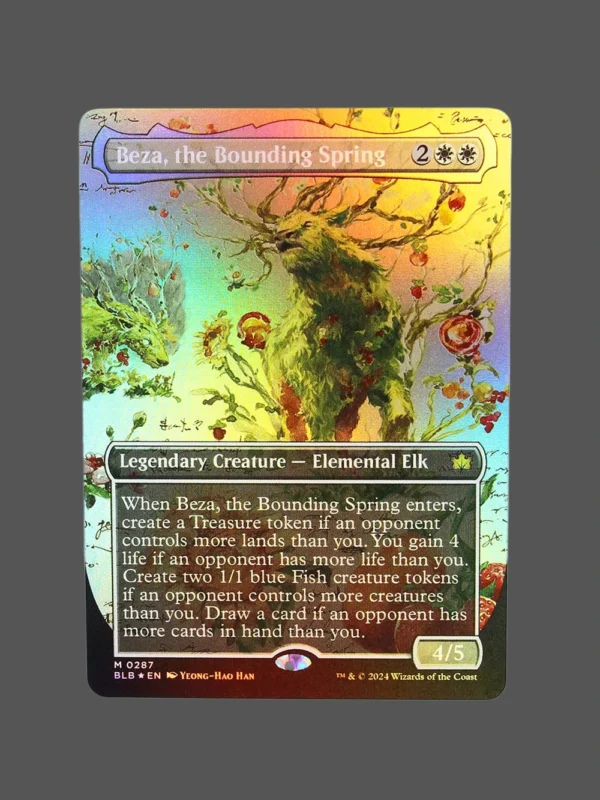 Beza, the Bounding Spring Foil MTG Proxy | Bloomburrow