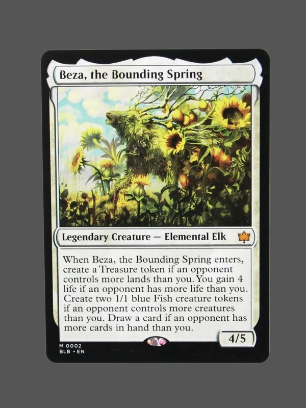 Beza, the Bounding Spring Holo MTG Proxy | Bloomburrow