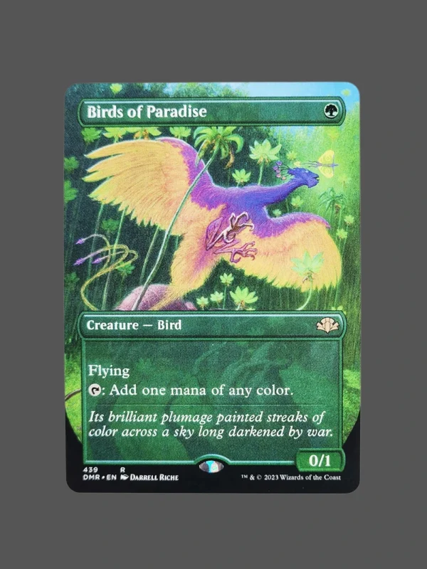 Birds of Paradise Holo MTG Proxy | Dominaria United