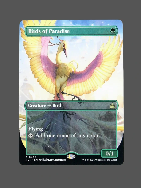 Birds of Paradise Holo MTG Proxy | Rivals of Ixalan