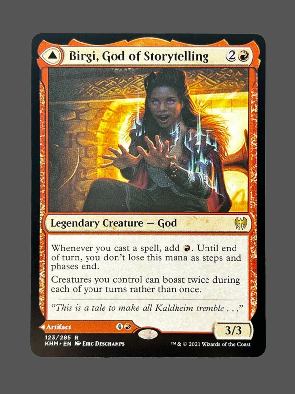 Birgi, God of Storytelling Holo MTG Proxy | Kaldheim