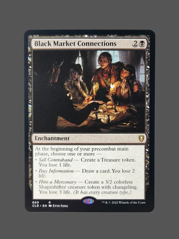 Black Market Connections Holo MTG Proxy | Crimson Vow