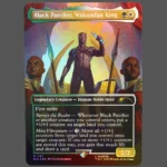 Black Panther, Wakandan King Foil MTG Proxy | Secret Lairs