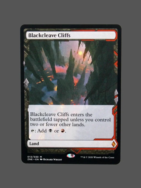 Blackcleave Cliffs Holo MTG Proxy | Zendikar Rising