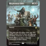 Blasphemous Edict Holo MTG Proxy | Fallen Empires