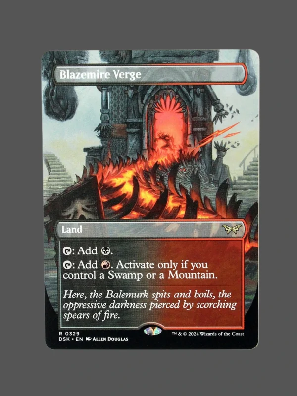 Blazemire Verge Holo MTG Proxy | Dusk