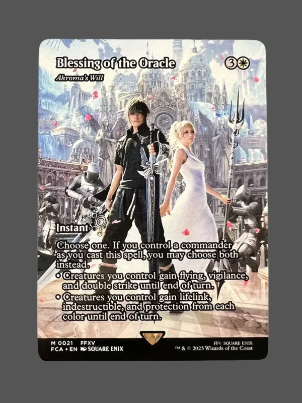 Blessing of the Oracle Holo MTG Proxy | Akroma's Will