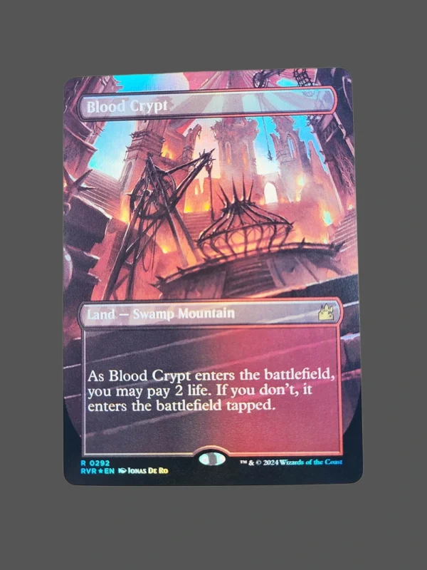 Blood Crypt Foil MTG Proxy | Ravnica Remastered