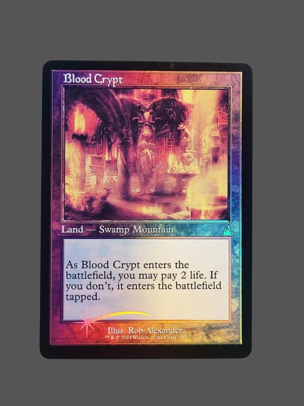 Blood Crypt Foil MTG Proxy | Ravnica Remastered