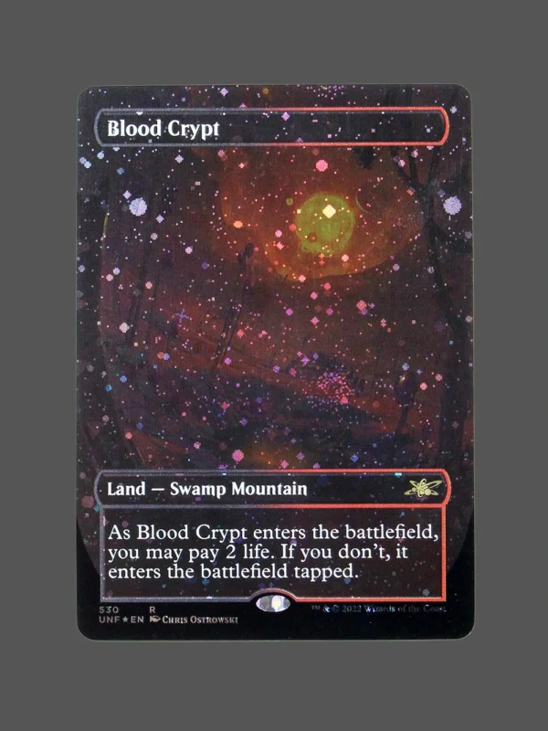 Blood Crypt Galaxy Foil MTG Proxy | Unfinity