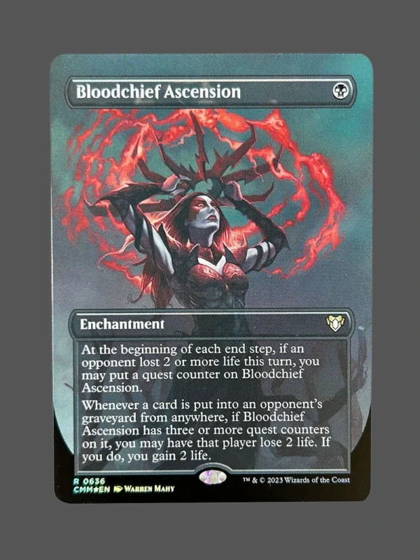 Bloodchief Ascension Foil MTG Proxy | Crimson Moon