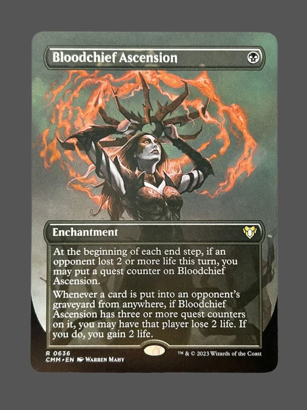 Bloodchief Ascension Holo MTG Proxy | Commander Masters