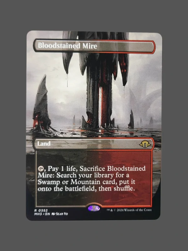 Bloodstained Mire Holo MTG Proxy | March of the Machine