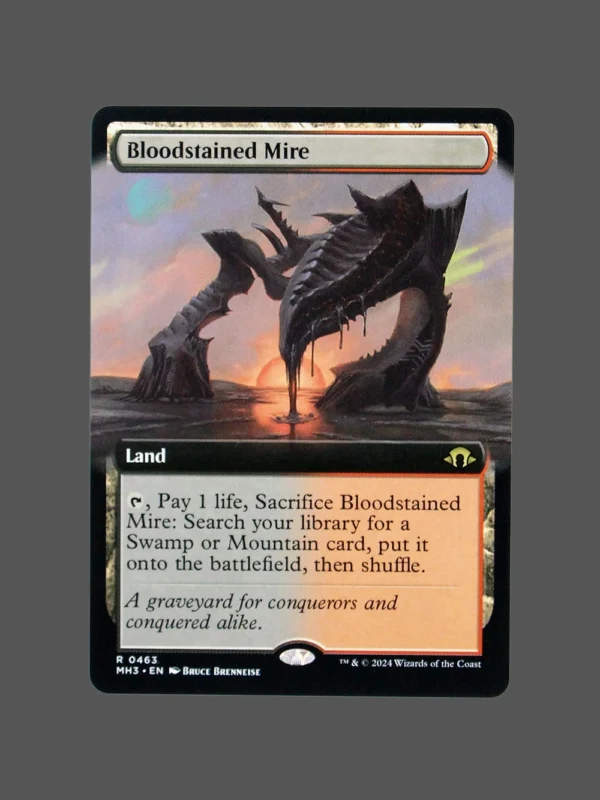 Bloodstained Mire Holo MTG Proxy | March of the Machine