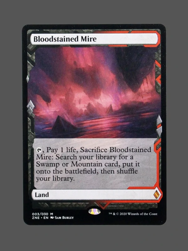 Bloodstained Mire Holo MTG Proxy | Zendikar Rising