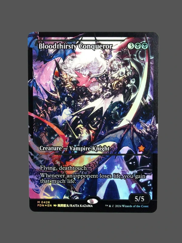 Bloodthirsty Conqueror Foil MTG Proxy | Forgotten Dawn