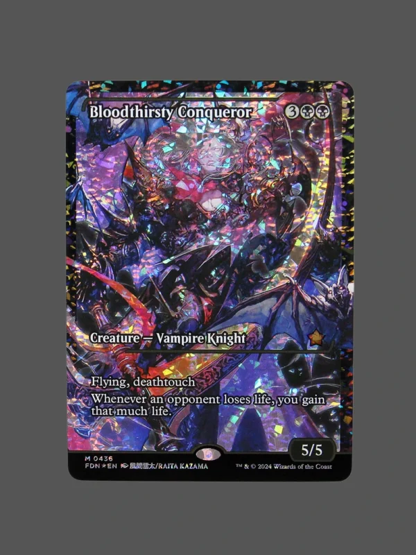 Bloodthirsty Conqueror Fracture Fracture Foil MTG Proxy | Fallen Empires