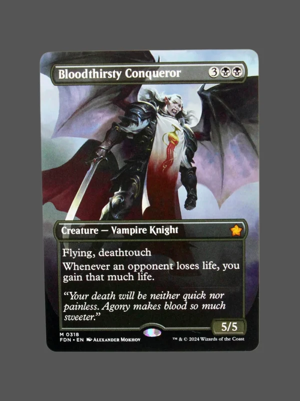 Bloodthirsty Conqueror Holo MTG Proxy | Forgotten Depths