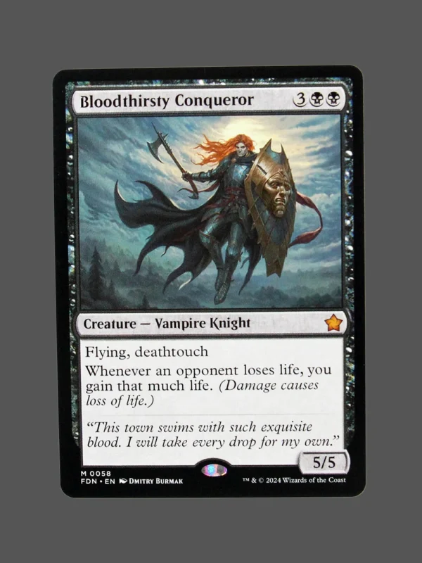 Bloodthirsty Conqueror Holo MTG Proxy | Foundations