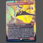Bonehoard Dracosaur Foil MTG Proxy | Lost Caverns of Ixalan