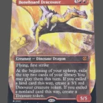 Bonehoard Dracosaur Holo MTG Proxy | Lost Caverns of Ixalan