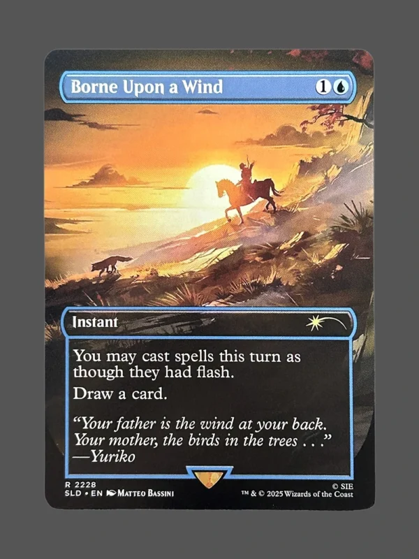 Borne Upon a Wind Holo MTG Proxy | Secrets of the Sphinx