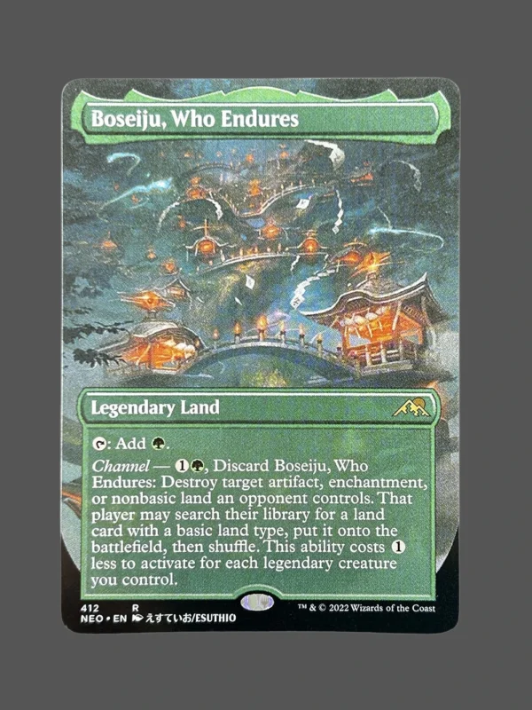 Boseiju, Who Endures Holo MTG Proxy | Neon Dynasty