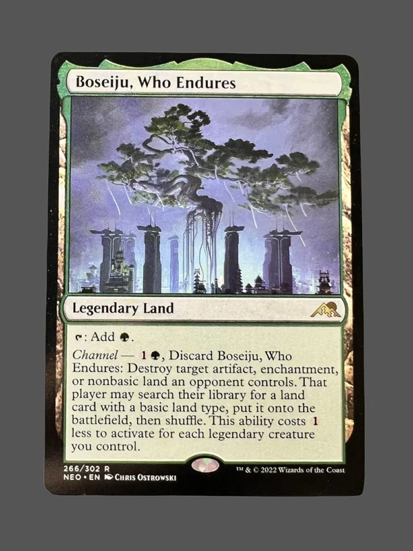 Boseiju, Who Endures Holo MTG Proxy | Neon Dynasty