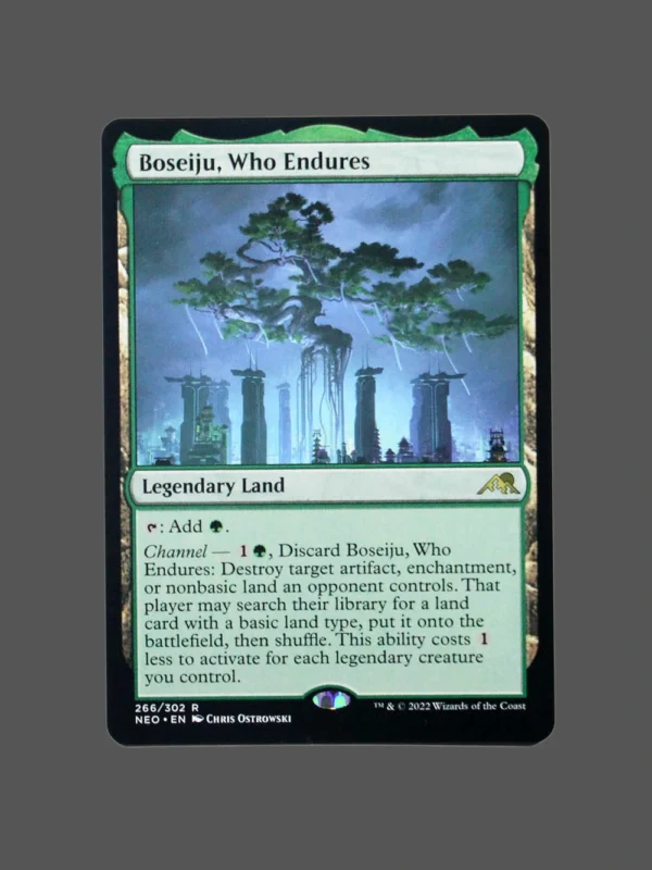 Boseiju, Who Endures Holo MTG Proxy | Neon Dynasty