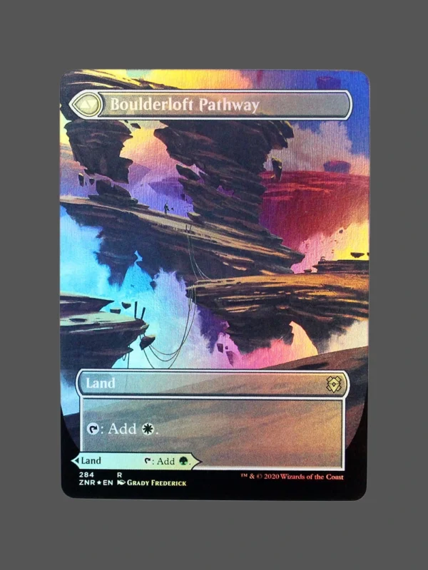 Boulderloft Pathway Foil MTG Proxy | Zendikar Rising