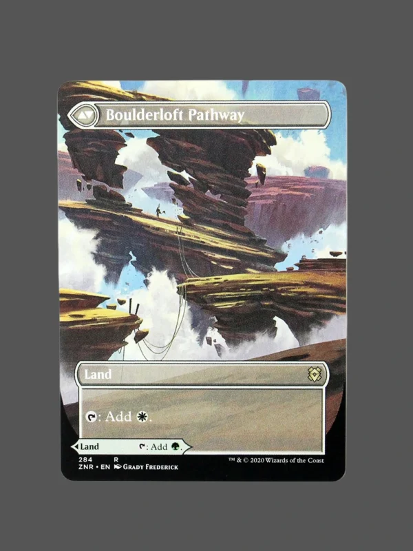 Boulderloft Pathway Holo MTG Proxy | Zendikar Rising