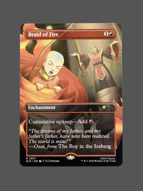 Braid of Fire Holo MTG Proxy | Secret Lair Drop