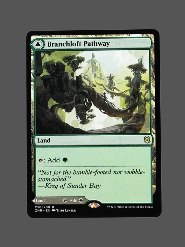 Branchloft Pathway Holo MTG Proxy | Zendikar Rising