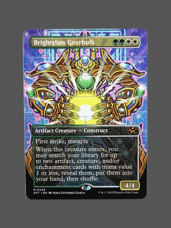 Brightglass Gearhulk Holo MTG Proxy | Dominaria United